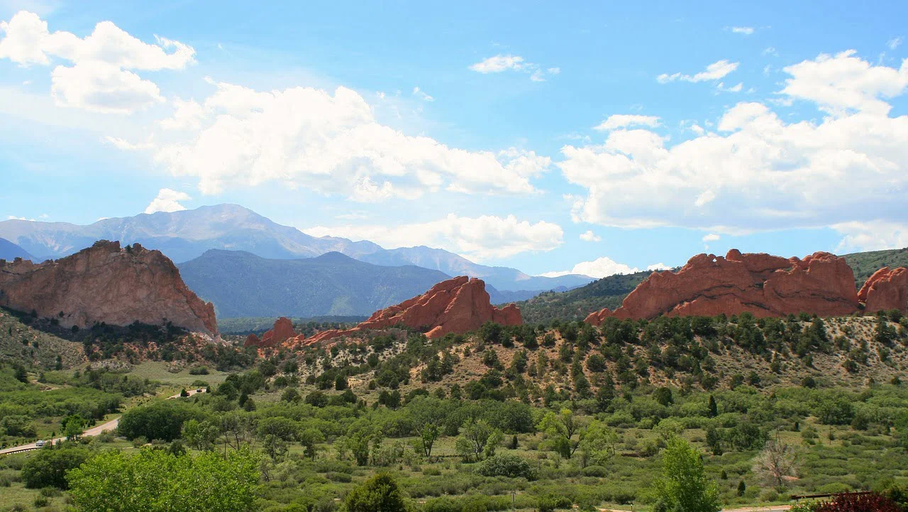 Scenic views of Colorado Springs