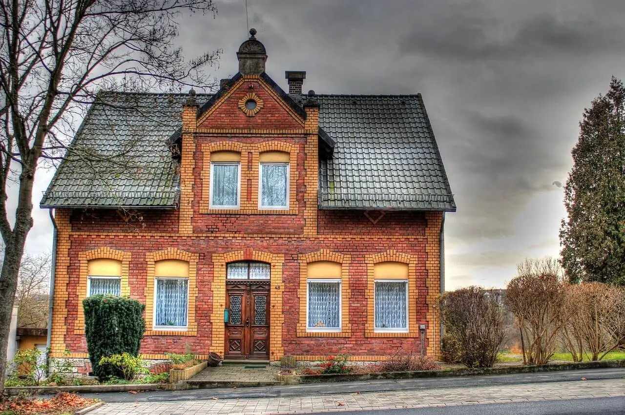 An old house in a village