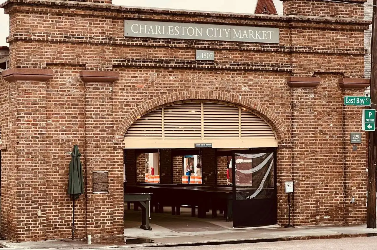 A restaurant in Charleston City Market