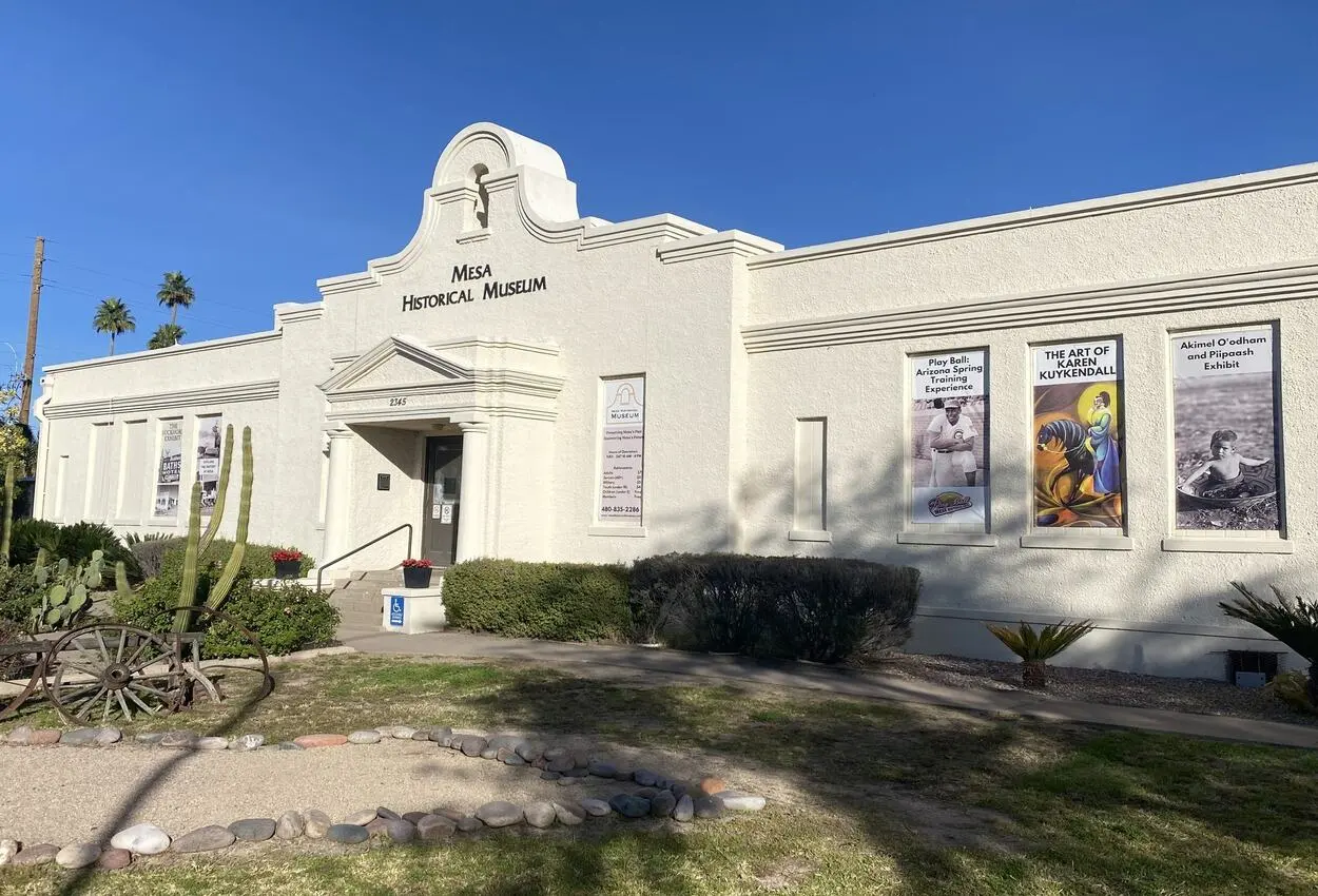 Outside structure of Mesa Historical Museum