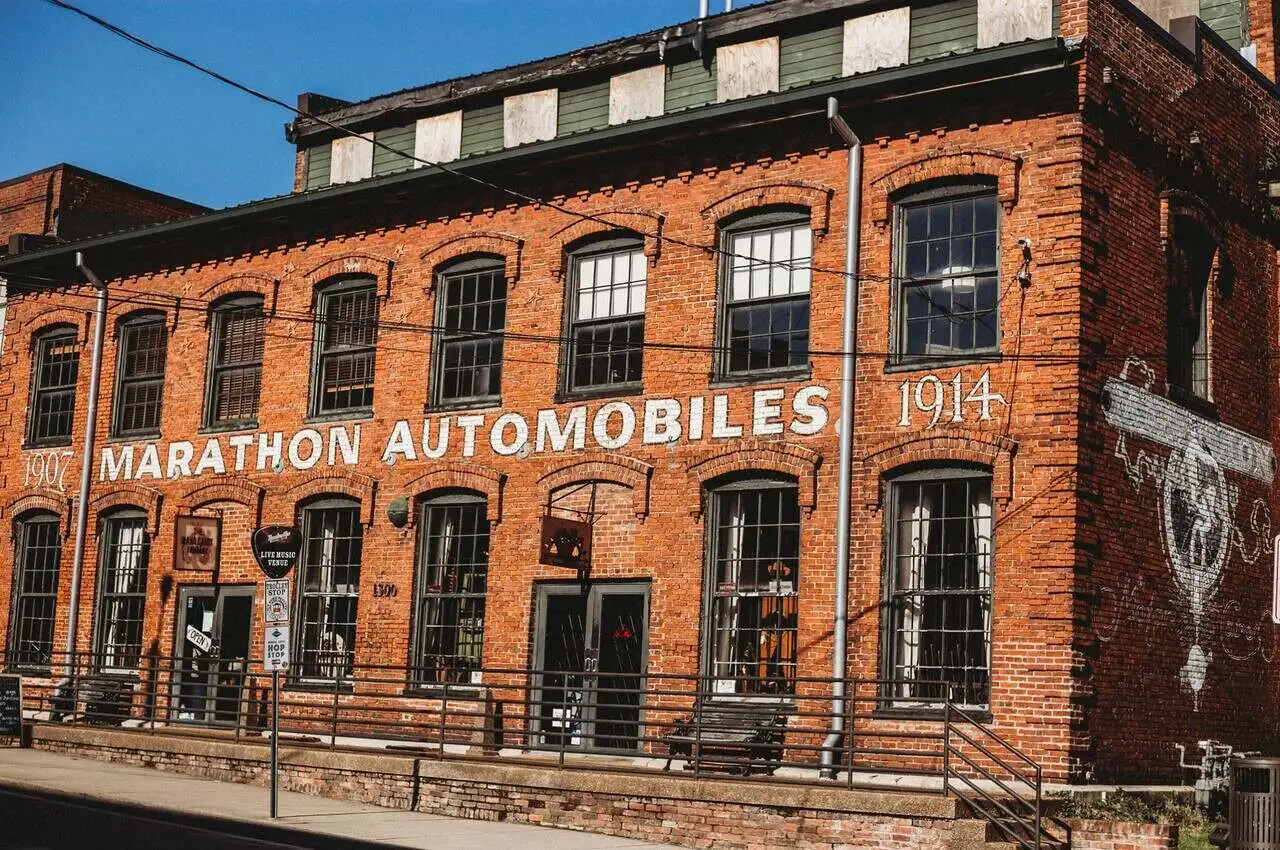 Factory building of Marathon Automobiles