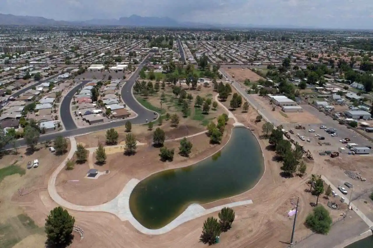 View of a neighborhood in Mesa