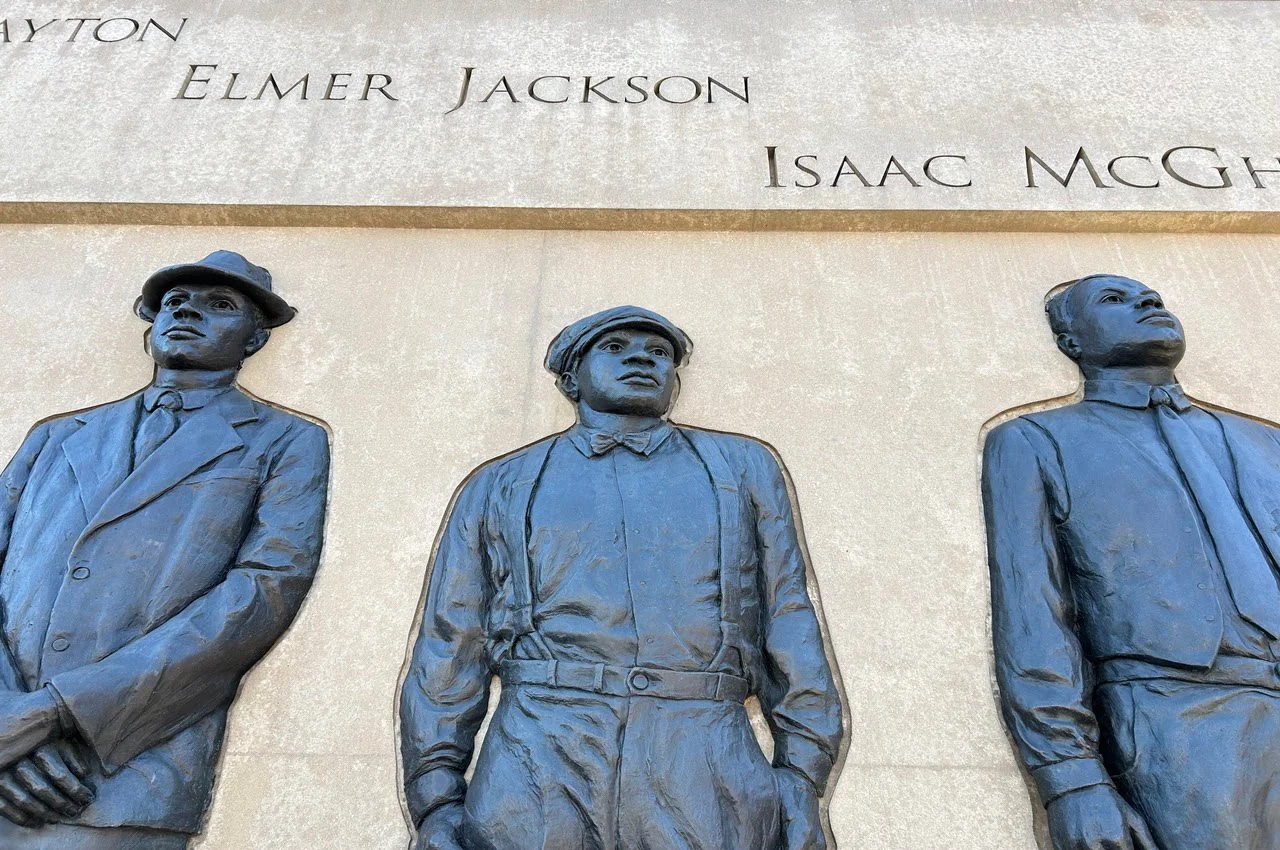 Statue of Clayton, Jackson, and Mcghie