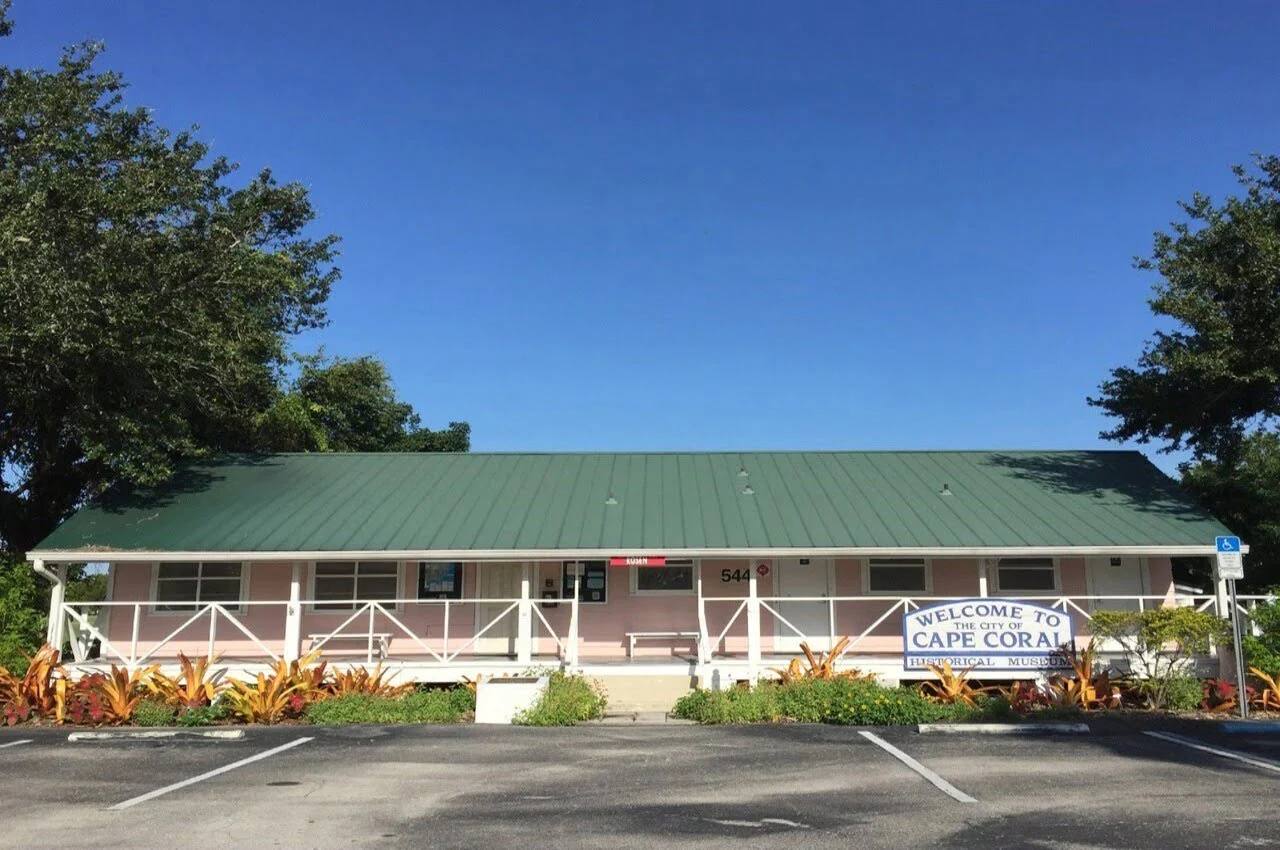 Outside the Cape Coral museum.