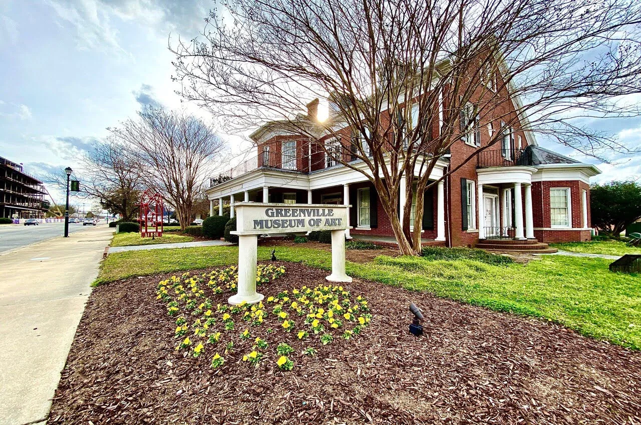 Building of the Greenville museum of art. Among hidden gems in Greenville, NC