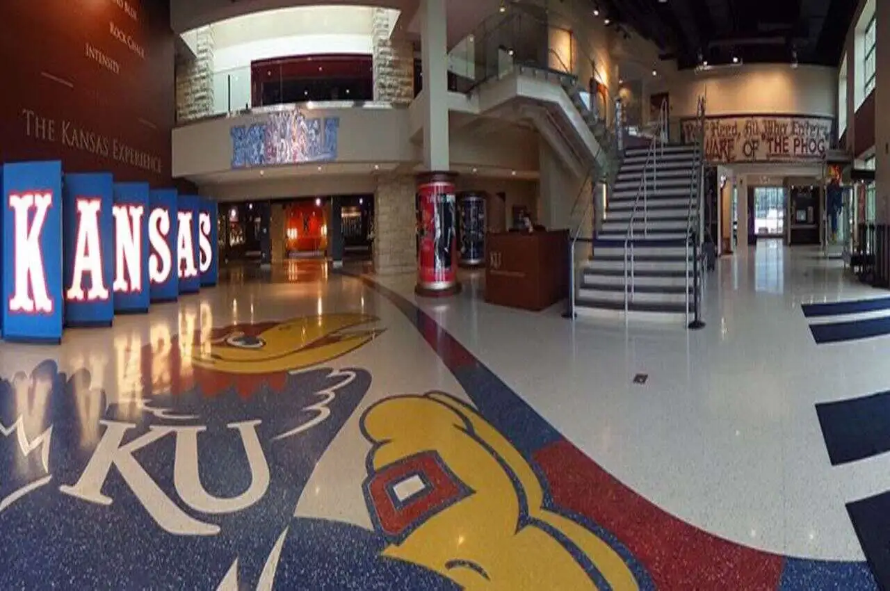 Inside section of Booth Family Hall of Athletics