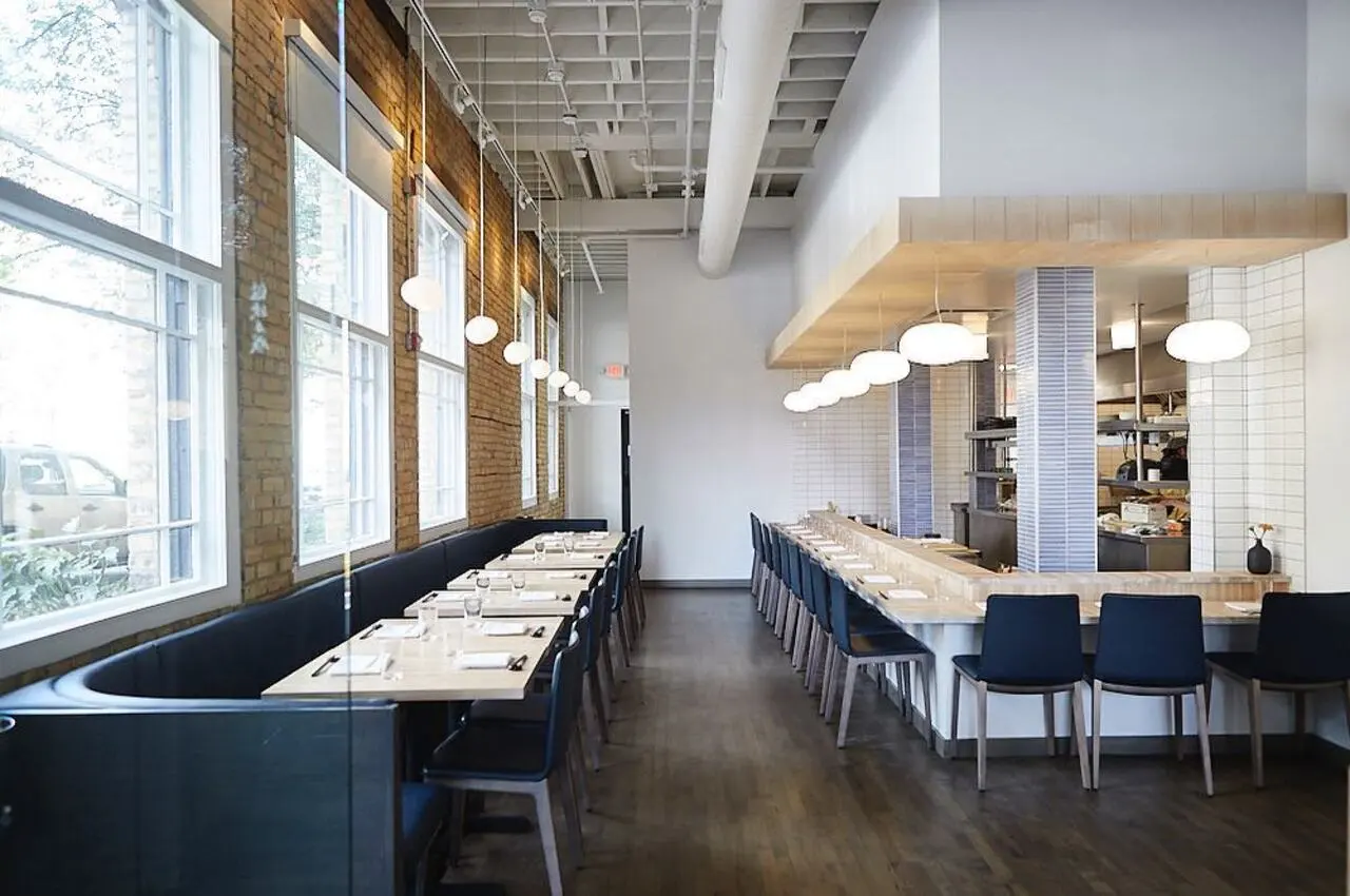 Dining area of a restaurant