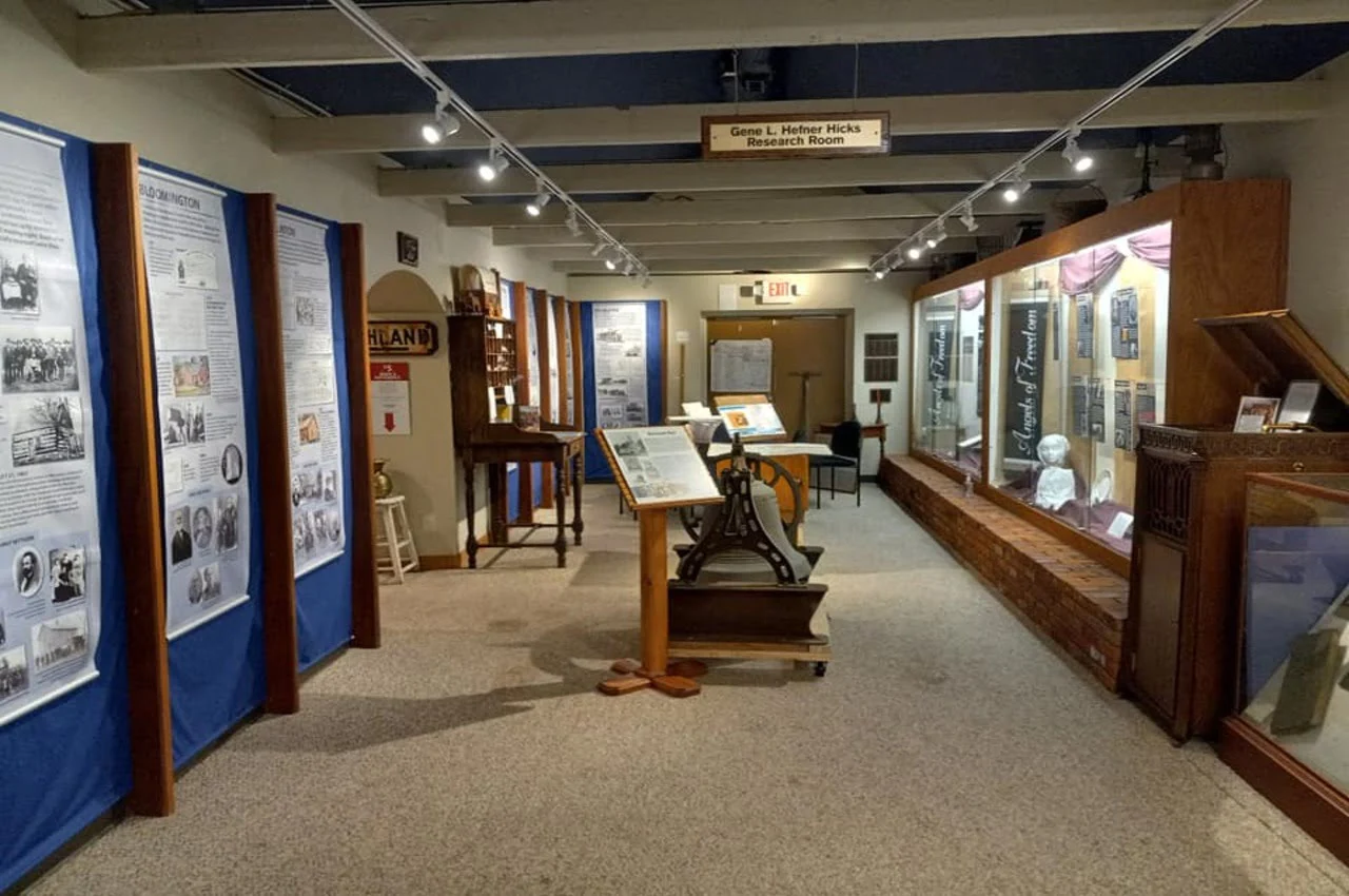 Inside section of Wakarusa River Valley Heritage Museum
