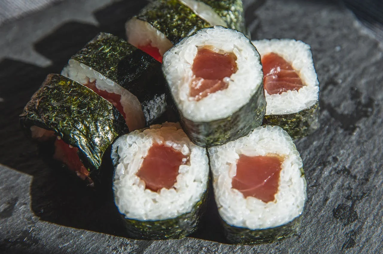 Four pieces of sushi