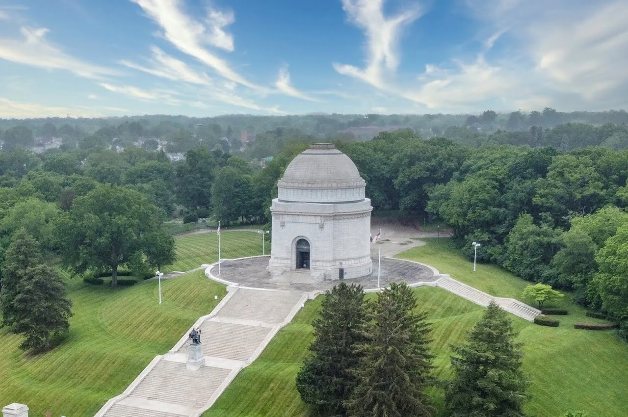 A tomb surrounded by different trees. among hidden gems in Canton