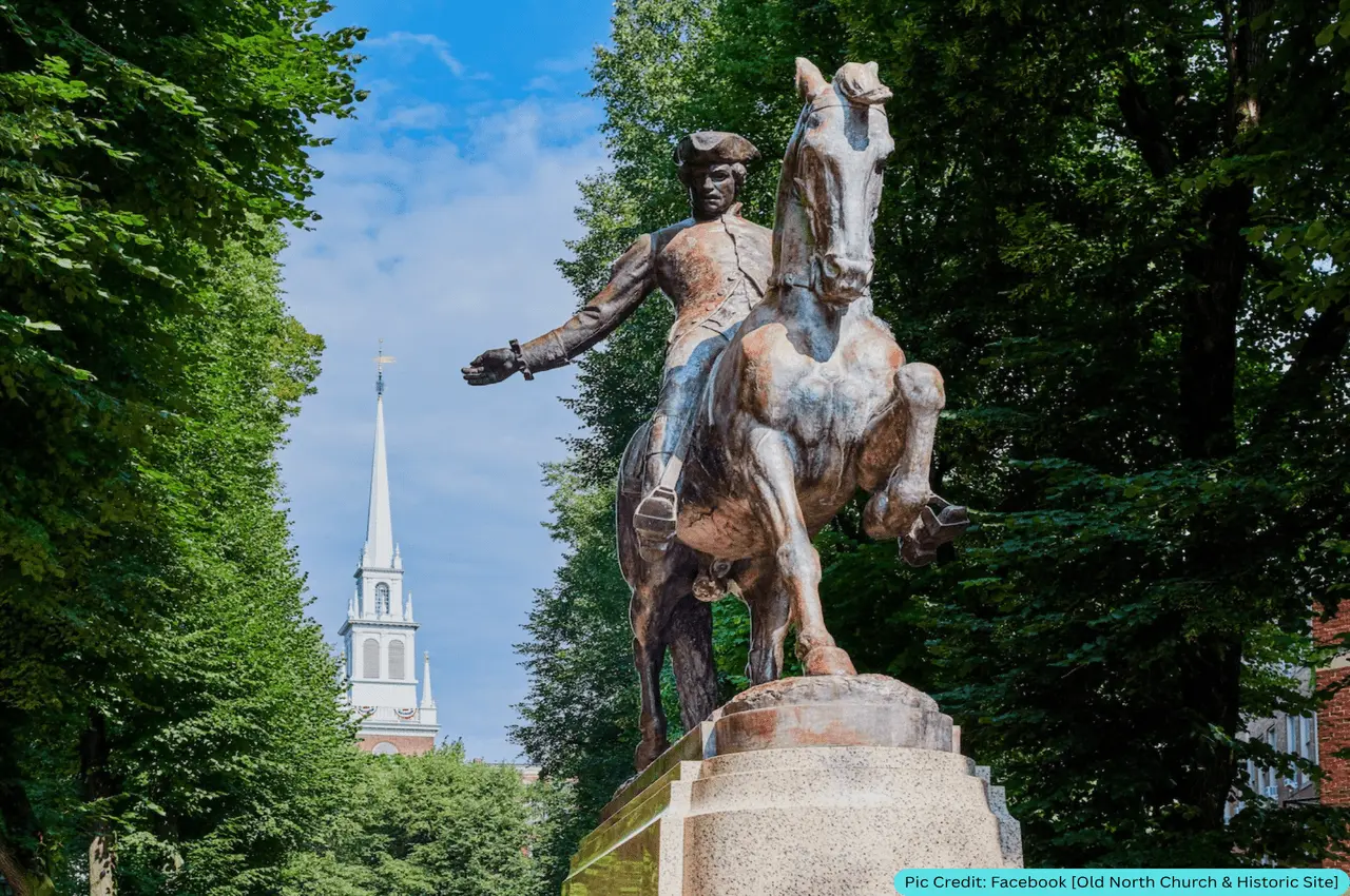 Statue of Paul Revere.