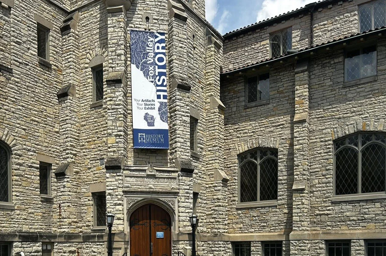 A castle from the outside.