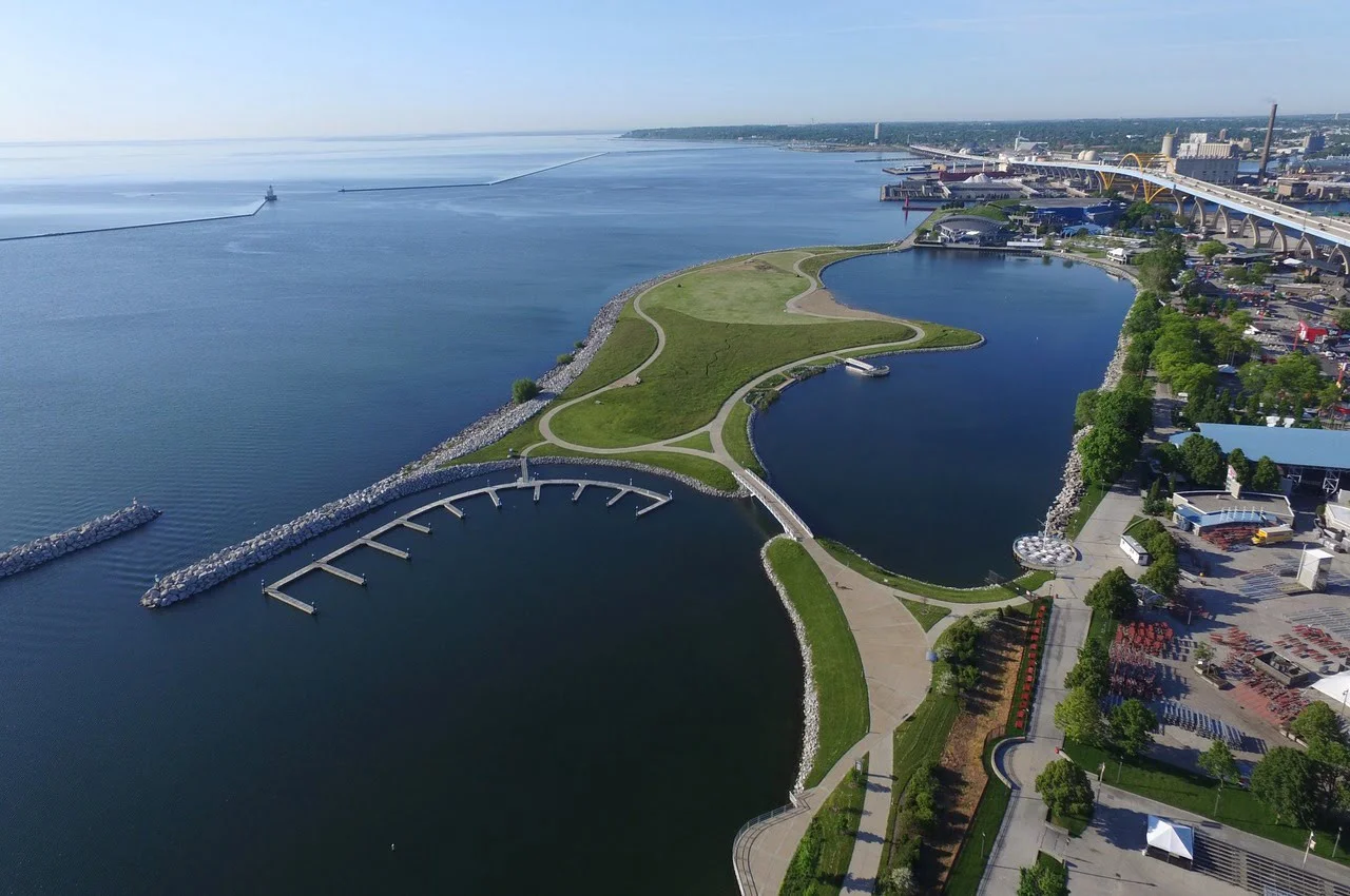 drone footage of Lakeshore State Park. Among hidden gems in Wisconsin